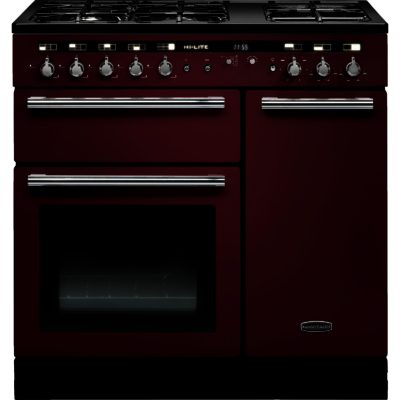 Rangemaster Hi-Lite 10257 90cm Dual Fuel Cooker in Cranberry Rangemaster Hi-Lite 10257 90cm Dual Fuel Cooker in Cranberry